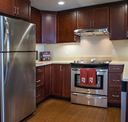 Kitchen in an Independent Living Apartment