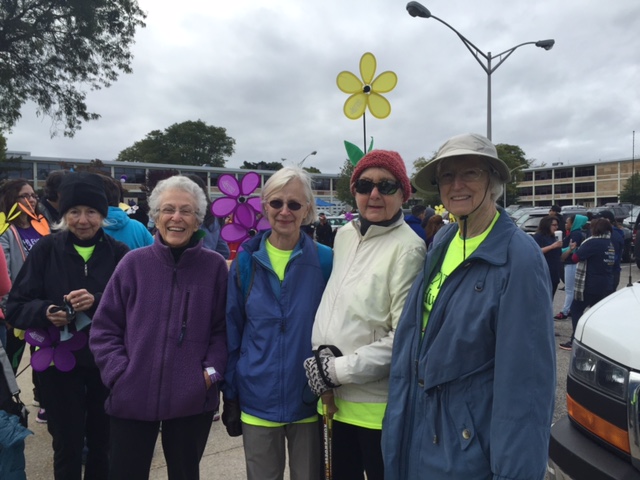 Residents at the Walk to End Alzheimer's