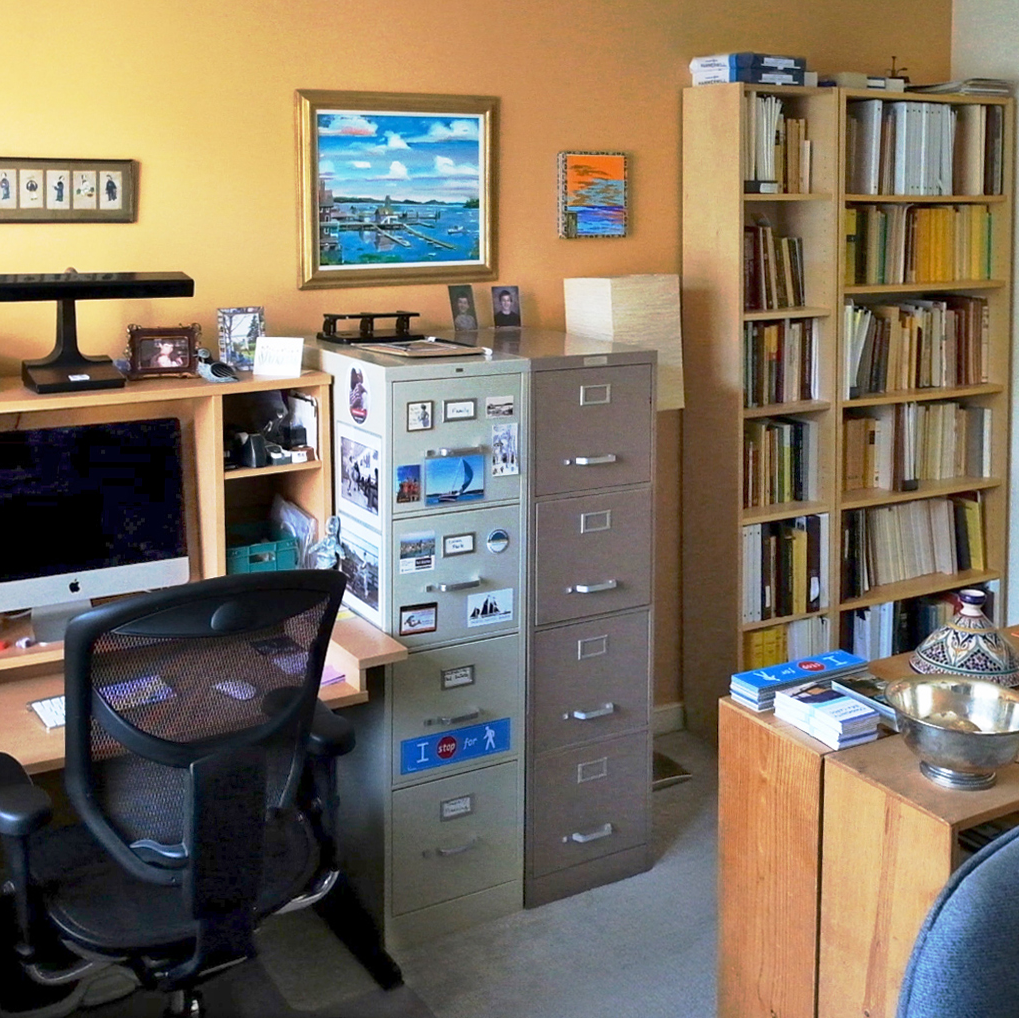 Home office of a kendal on hudson resident