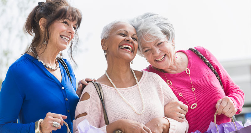 3 women laughing