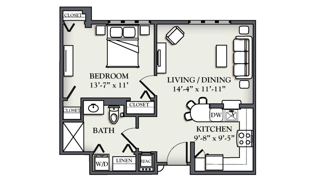B4 One Bedroom
