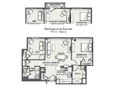 C10 One Bedroom + Den