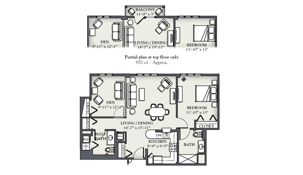 C10 One Bedroom + Den