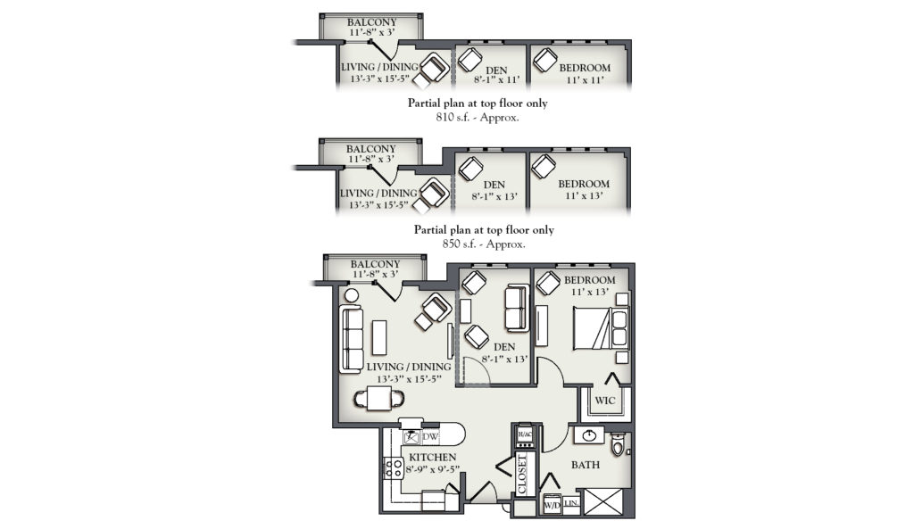 C11 One Bedroom + Den