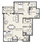 C2 One bedroom + Den