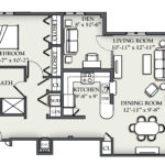 C6 One Bedroom + Den