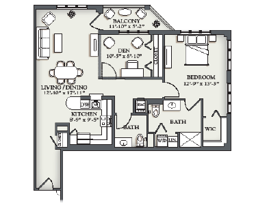 C7 One Bedroom + Den