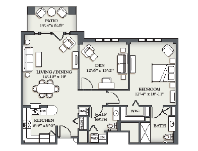 C9 One Bedroom + Den