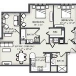 E6 Two Bedroom + Den