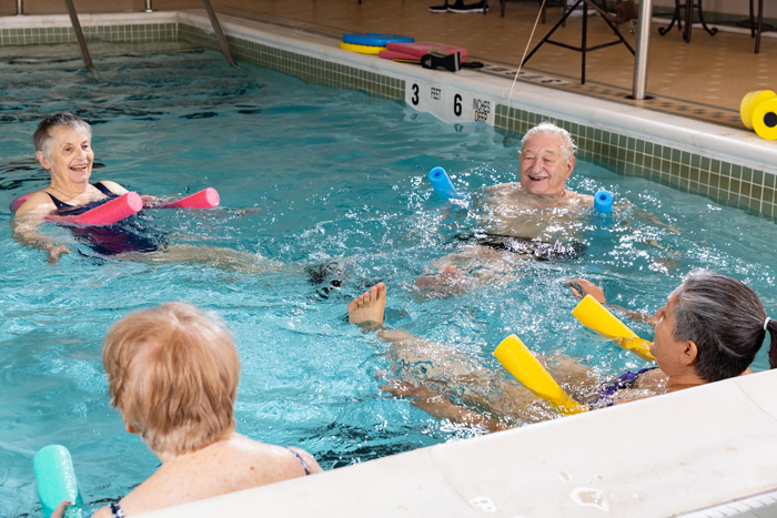Life Plan Community swimming pool