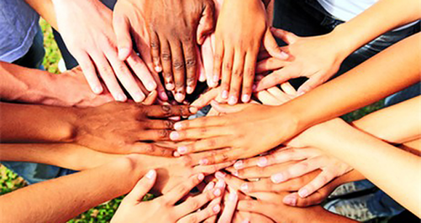 Diverse hands